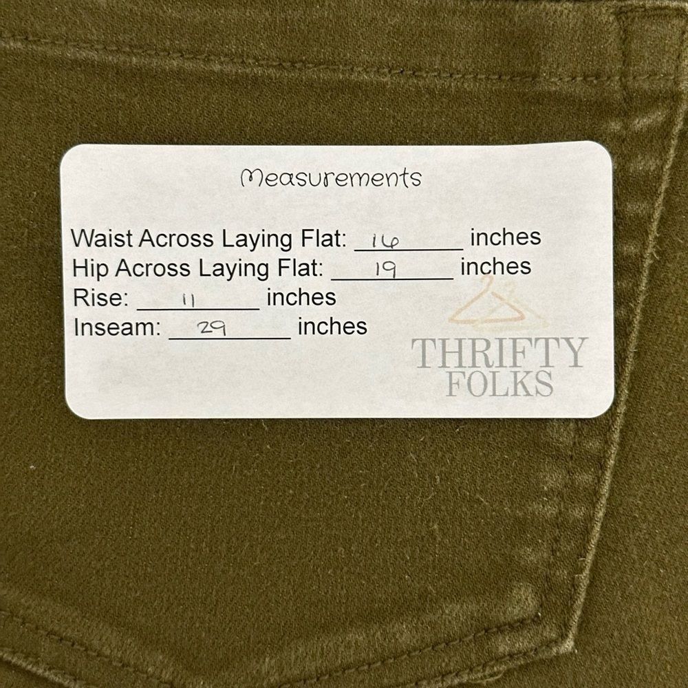 Lane Bryant Women's Olive Green Skinny Jeans - Picture 5 of 5